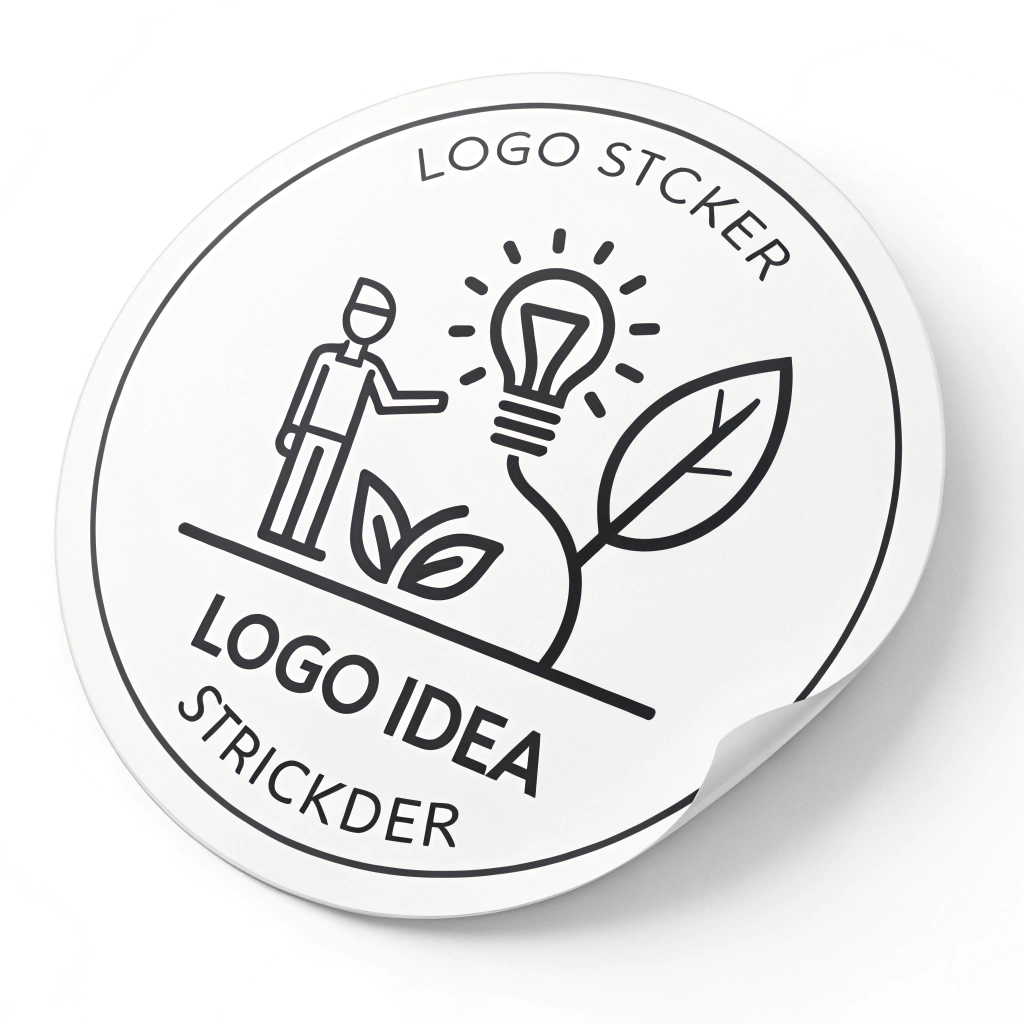 Simple Logo Idea: N/A (Request specified stickers, often icon-based).