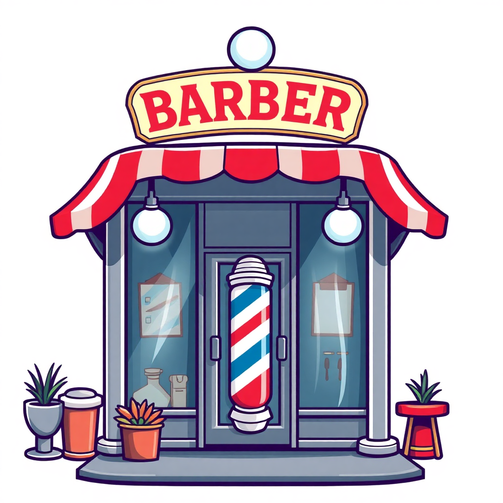 Free Barber Shop Icon Logo Download