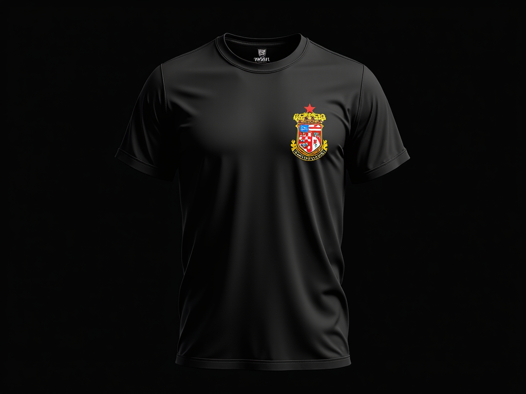 Simple Logo Idea (Emblem Feature): A clean and impactful application of the Tournament Emblem. This could be a high-definition print on the chest, or a premium embroidered version on the left breast, emphasizing its official status and visual strength.