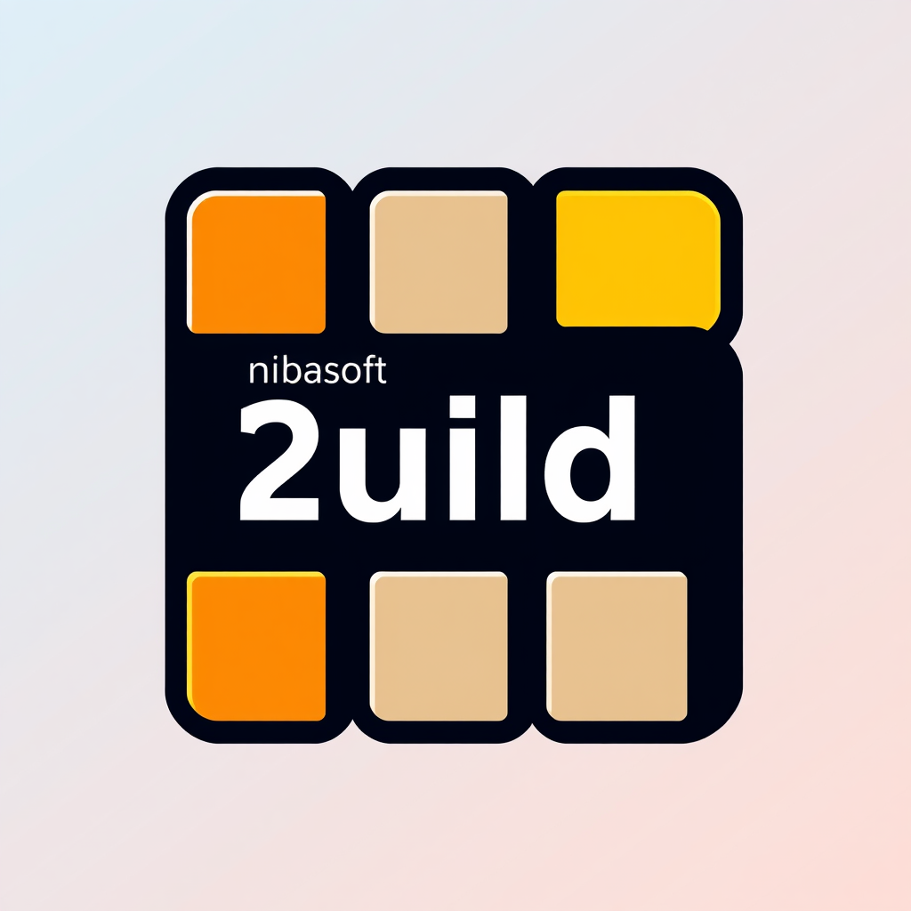 Translated text: Microsoft Build 2025 Logo Concepts - Future Forward Blocks: Modern, abstract building blocks, potentially incorporating '2025'.