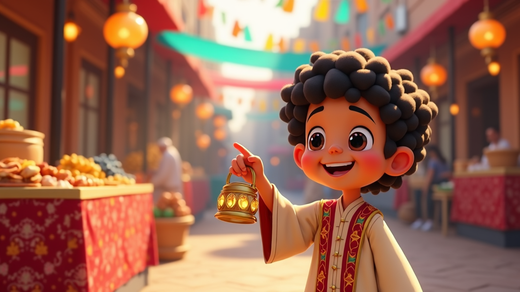 A lighthearted show with a Qatari child character discovering new adventures and challenges each day of Ramadan, teaching viewers about self-discipline and kindness.