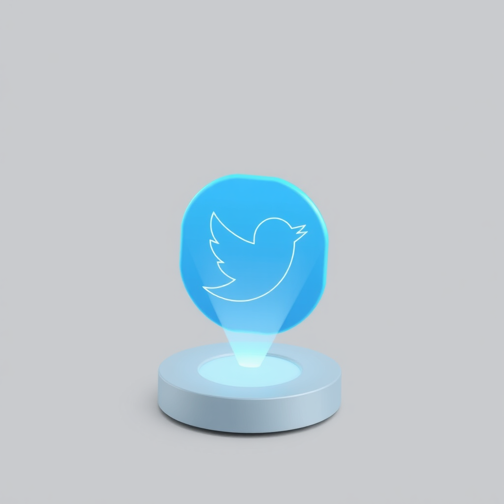 Holographic Projection Icons: Icons that project a small, interactive holographic element above their 2D base when viewed in AR. For instance, a Twitter icon might project a floating bird, and tapping it opens the AR feed.