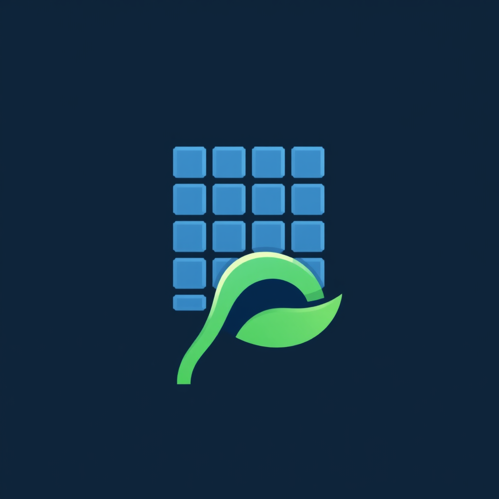 A single pixelated square transforming, with one corner unfurling into a smooth, organic leaf or swirl, symbolizing the genesis from digital block to natural form.
