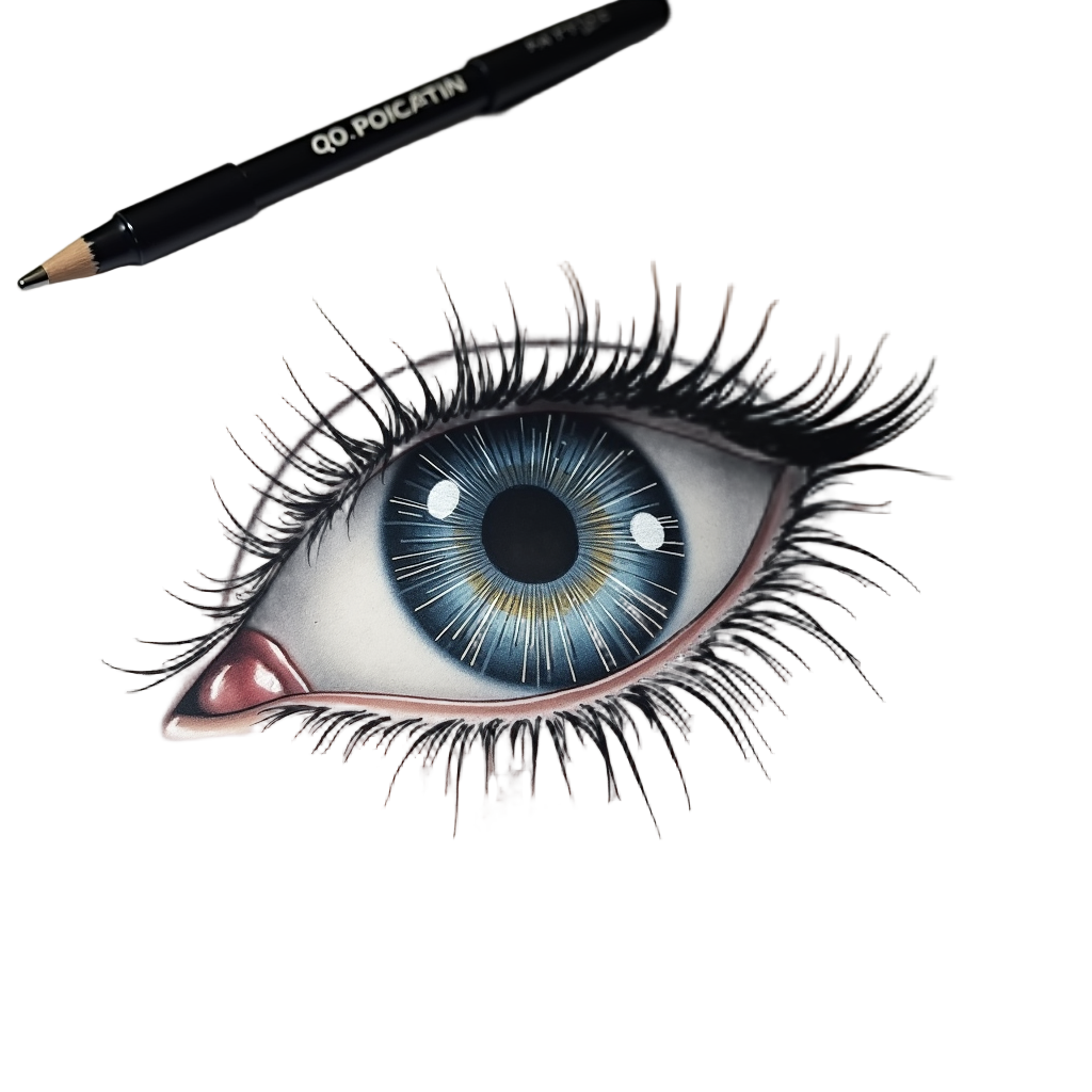 Shared Vision: A stylized human eye where the iris is a complex, glowing AI neural network, with subtle data streams emanating from the pupil, symbolizing perception augmented by AI.