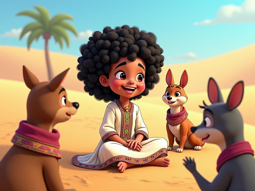 The stories could be educational, teaching children about Qatari culture in an engaging and entertaining way.