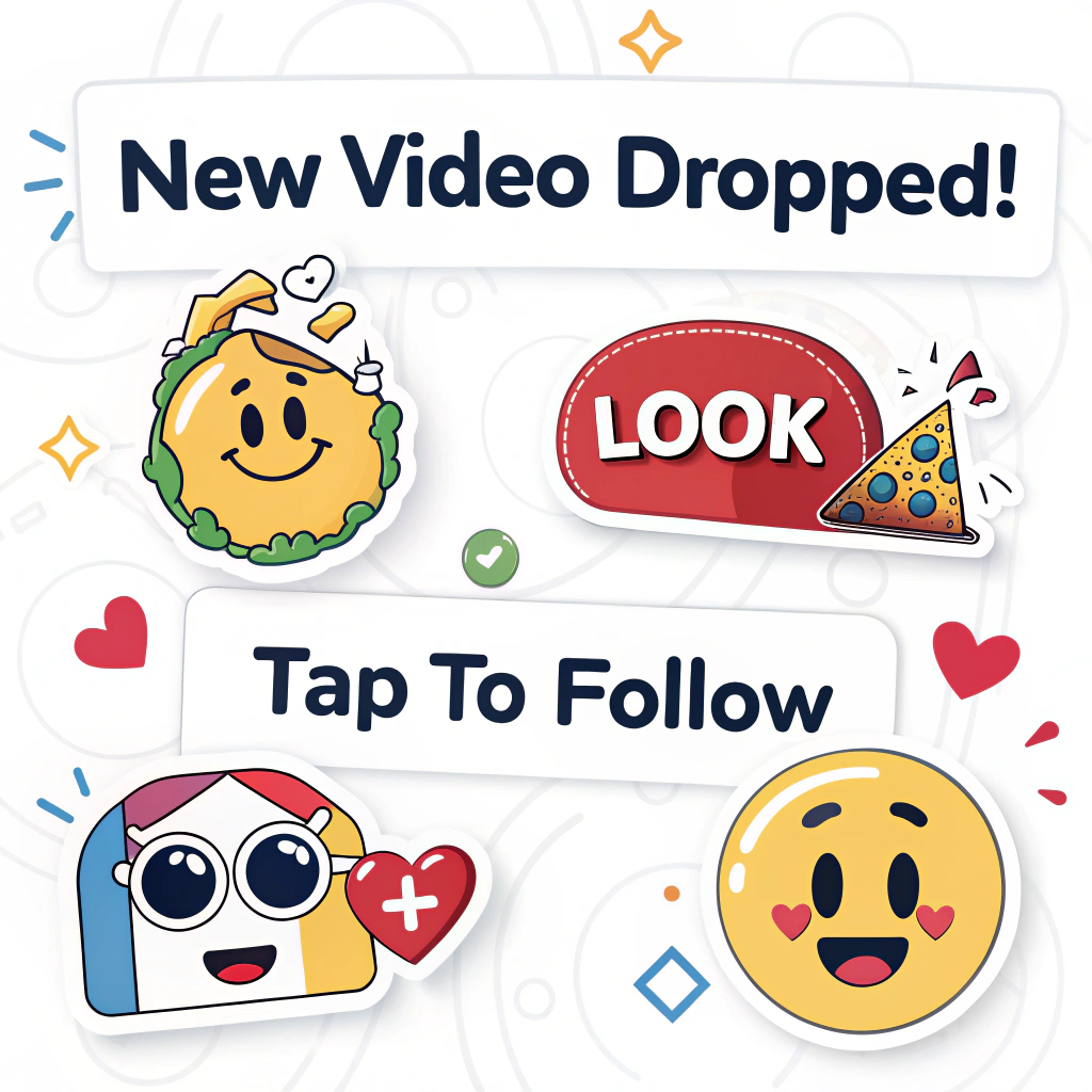 Emoji-Enhanced & Playful CTAs: Combine concise action text with popular and contextually relevant emojis to increase visual appeal and emotional connection. Examples: 'New Video Dropped! 👀', 'Shop the Look 🛍️✨', 'Link in Bio ➡️🔗', 'Tap to Follow 🙏'.