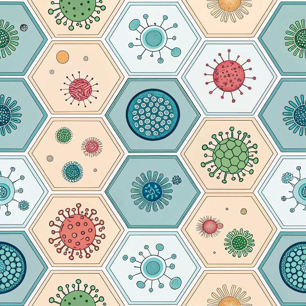 A cellular grid pattern where individual cells depict data abstractly, with varying levels of detail or obfuscation (blurring, hashing) to represent anonymization and minimization as core privacy strategies.