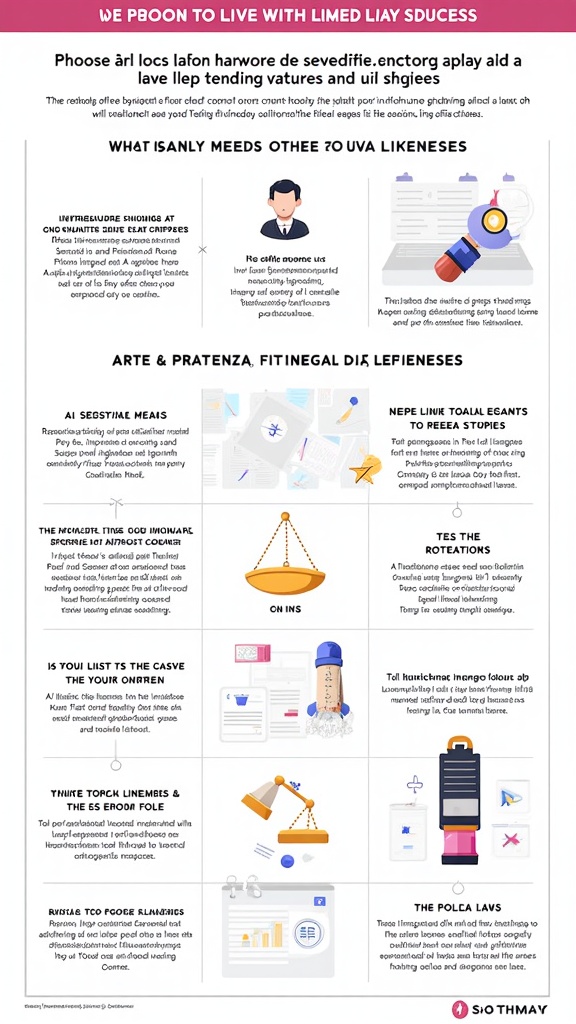 Create an infographic explaining the legal precedents and potential future regulations concerning AI-generated likenesses in the film industry.
