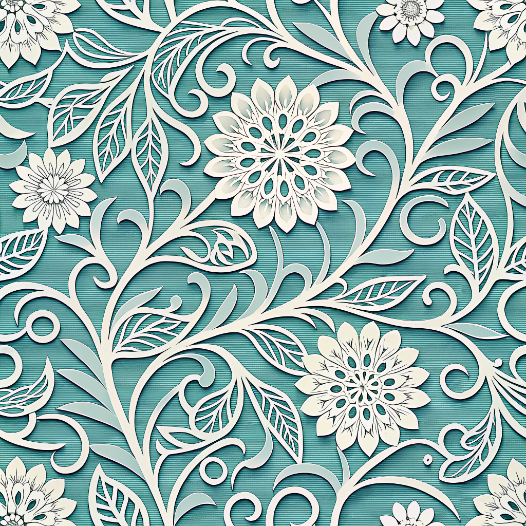 Single Continuous Cut Patterns: Explore designs that can be created from a single, continuous cut line or minimal separate cuts on a sheet of material, forming the entire product or its main structure, inspired by techniques like kirigami.