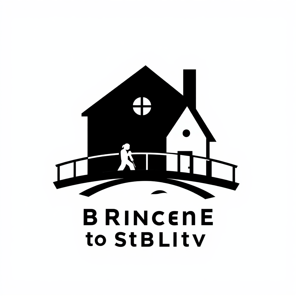 Translated User Input: Affordable Housing Logo Concepts - Bridge to Stability: Connecting People & Homes