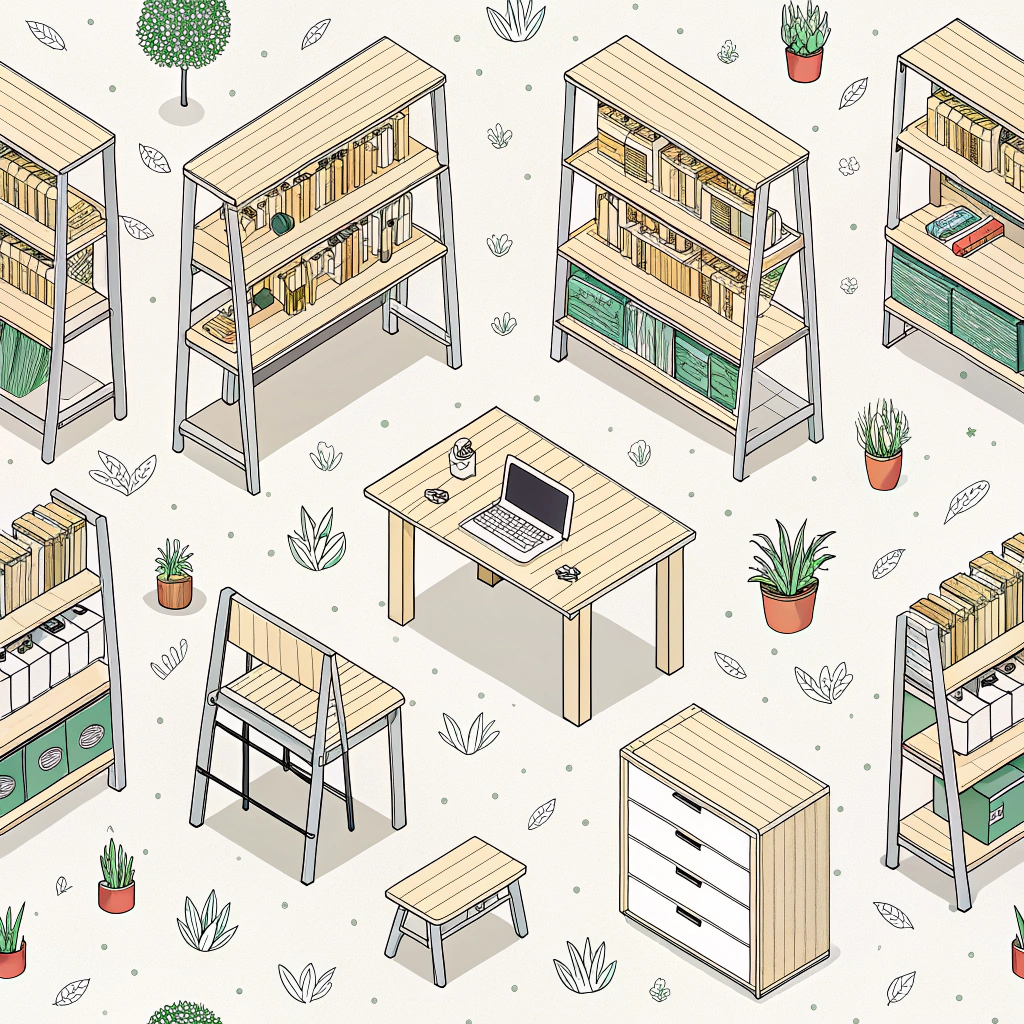 Modular Furniture System: Design furniture (e.g., shelving, desks, seating) with interchangeable modules that can be easily added, removed, or reconfigured. This allows adaptation to changing user needs (e.g., growing family, moving, new hobbies) and spaces, promoting longevity by allowing repair or replacement of individual parts rather than the whole unit. Materials should be durable and sustainably sourced.