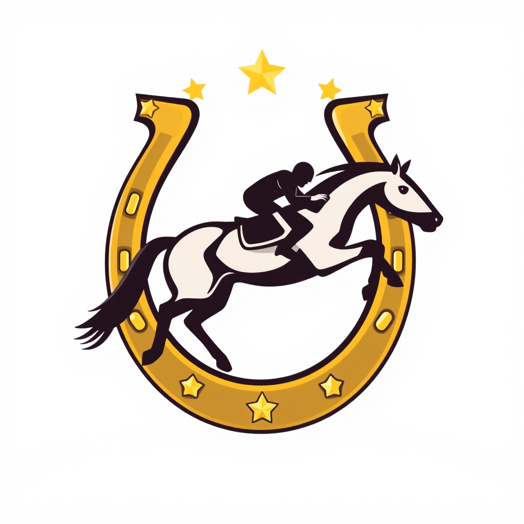 Kentucky Derby Logo Concepts - Golden Horseshoe Glory