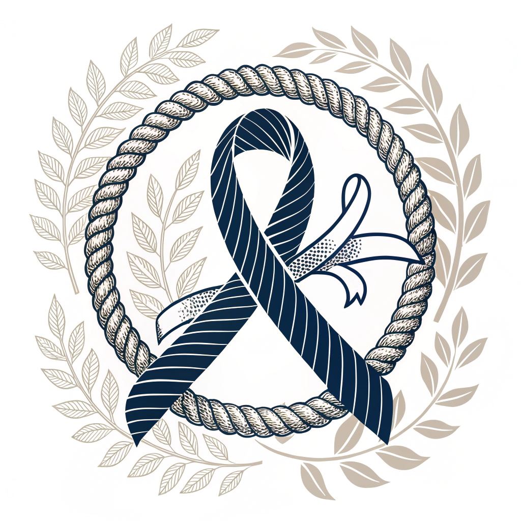 Simple logo idea: Intertwined rope and ribbon, representing strength and elegance.