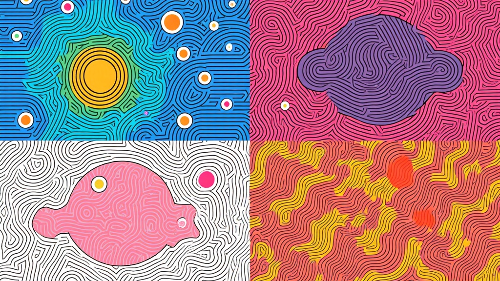 Surface patterns derived from diverse datasets (e.g., climate change data, urban growth rhythms, emotional sentiment analysis from text) where AI translates data into unique visual elements like color palettes, line densities, and motif complexities.