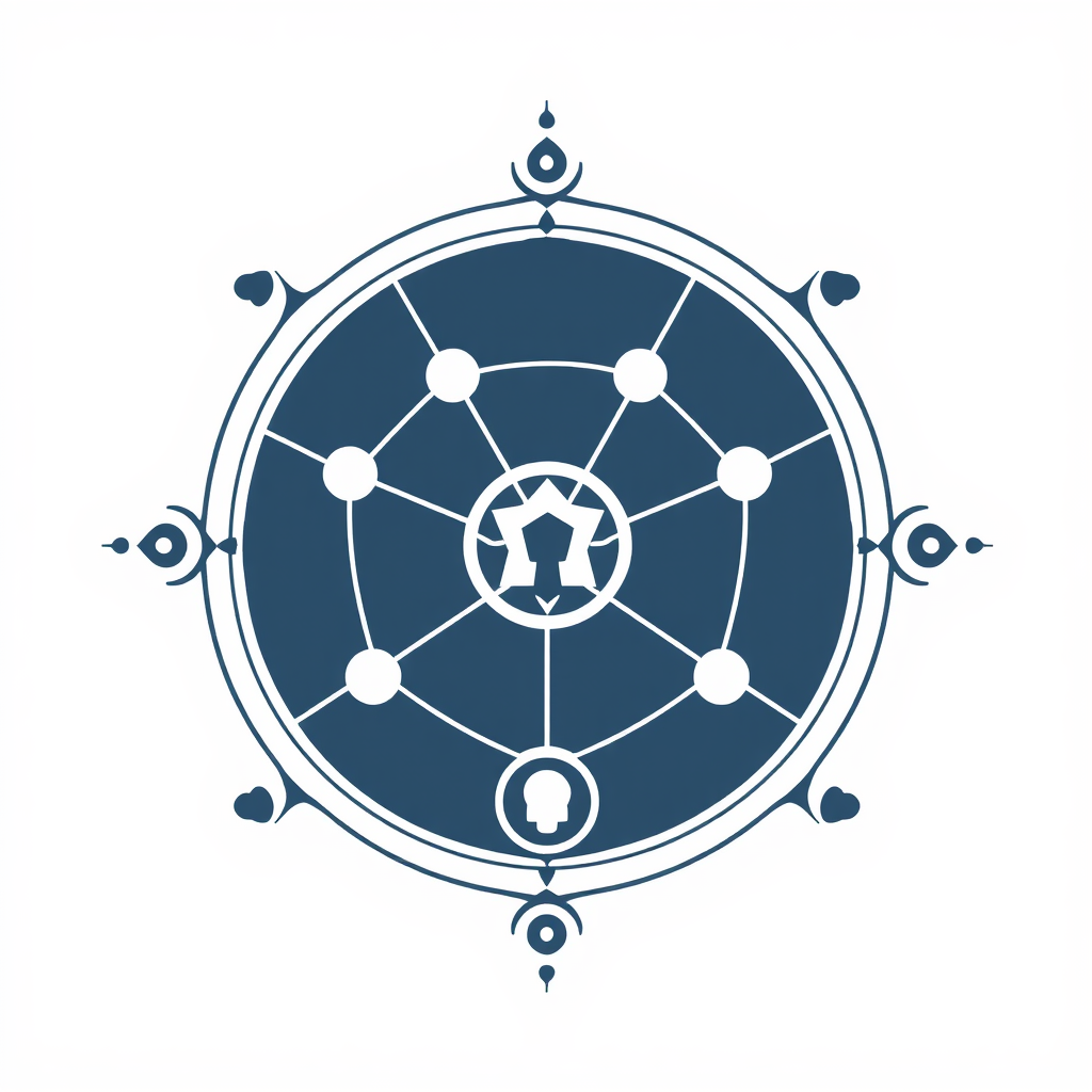 Encryption glyphs designed as abstract constellations, where unique coded symbols or nodes are connected, forming a pattern interpretable only with a 'key'.