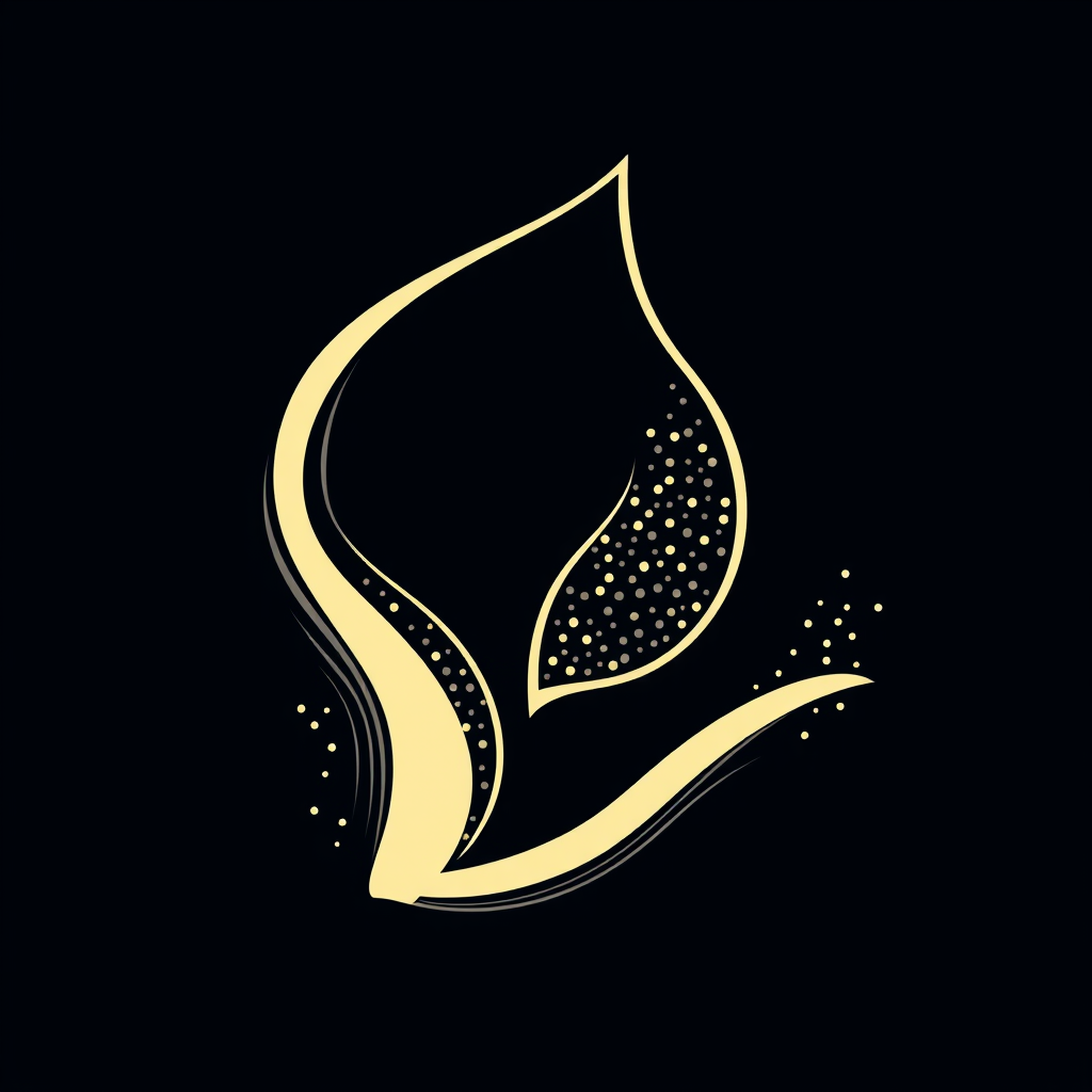 Simple Icon Idea: Abstract flowing data lines or particles transforming into a simplified, recognizable image silhouette (e.g., a pixelated leaf or a basic photo frame icon).