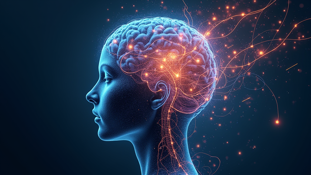 A t-shirt design featuring a central, stylized human brain composed of interconnected, luminous digital pathways. Abstract, dream-like visuals (swirls, geometric patterns, ethereal figures) organically emerge and flow from it across the fabric, symbolizing AI's generative imagination.