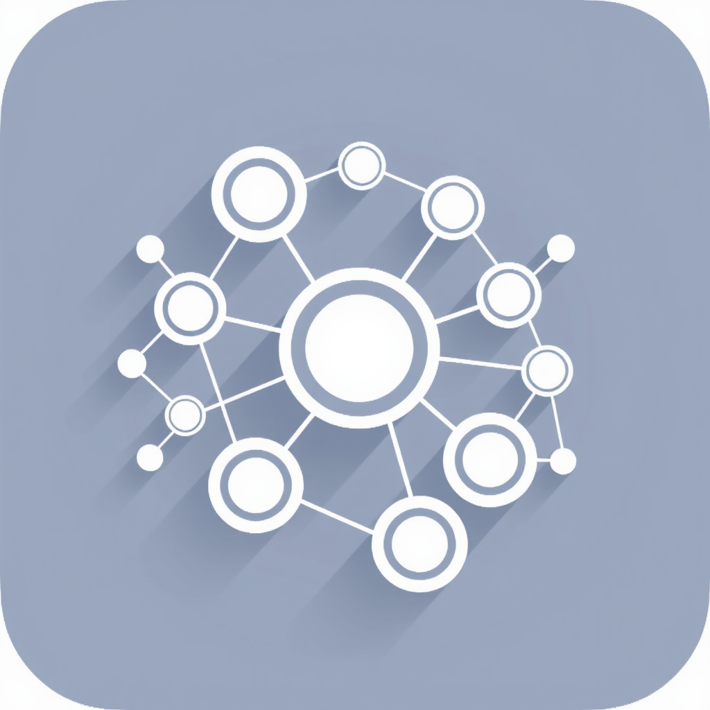 Design Idea 3: Layered Defense Cluster - Multiple nodes grouped closely, with an outer ring of nodes depicted as slightly larger or bolder, visually representing a protective boundary or firewall effect. Connections are clear and direct.