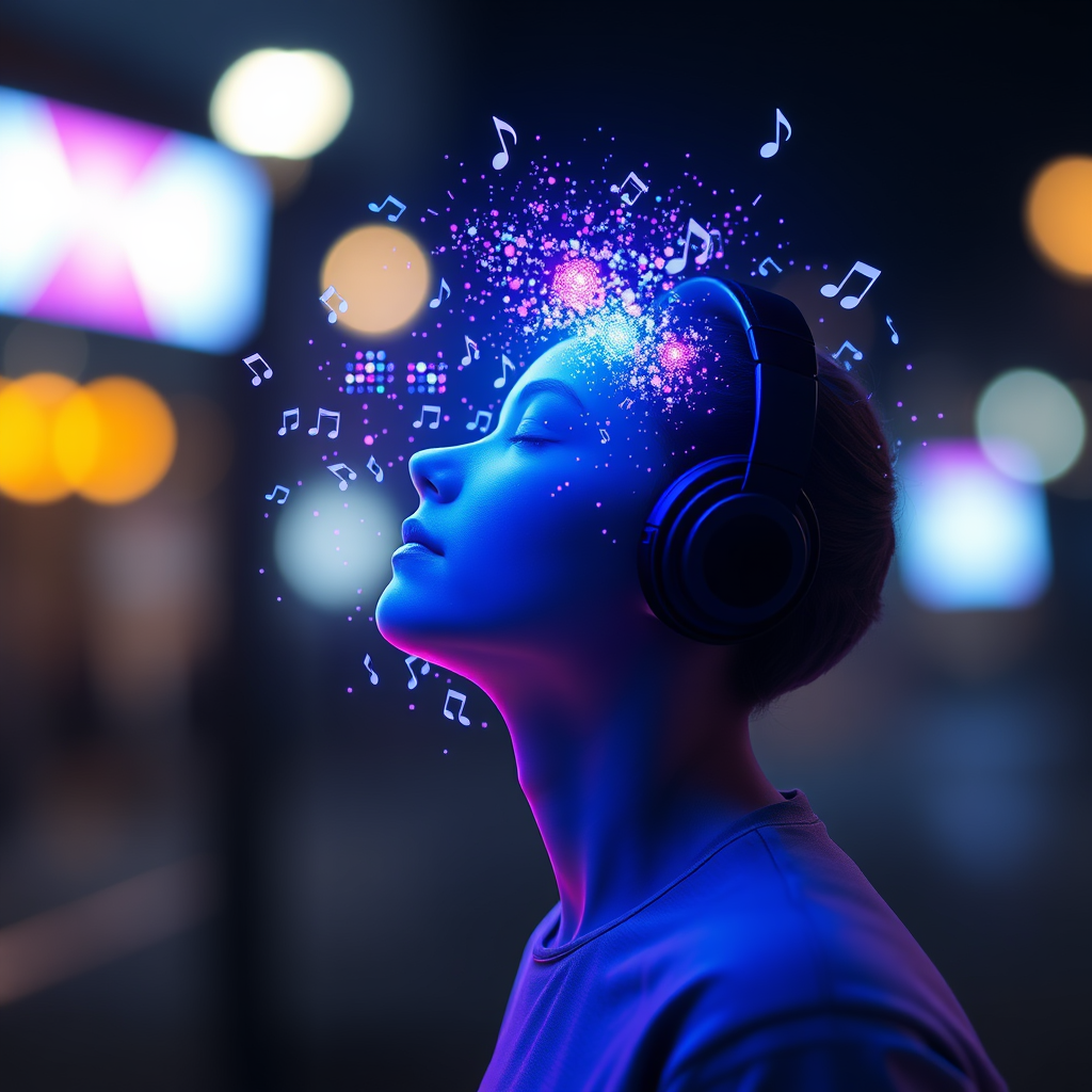 AR Character Auras: Each user has a customizable, faint AR character or symbolic aura that animates around them in AR. The animation style and intensity directly reflect their status. For instance, an 'active' status might show energetic particles, while a 'listening to music' status could display subtle musical notes flowing around them. This would be tied to their main profile icon choice.