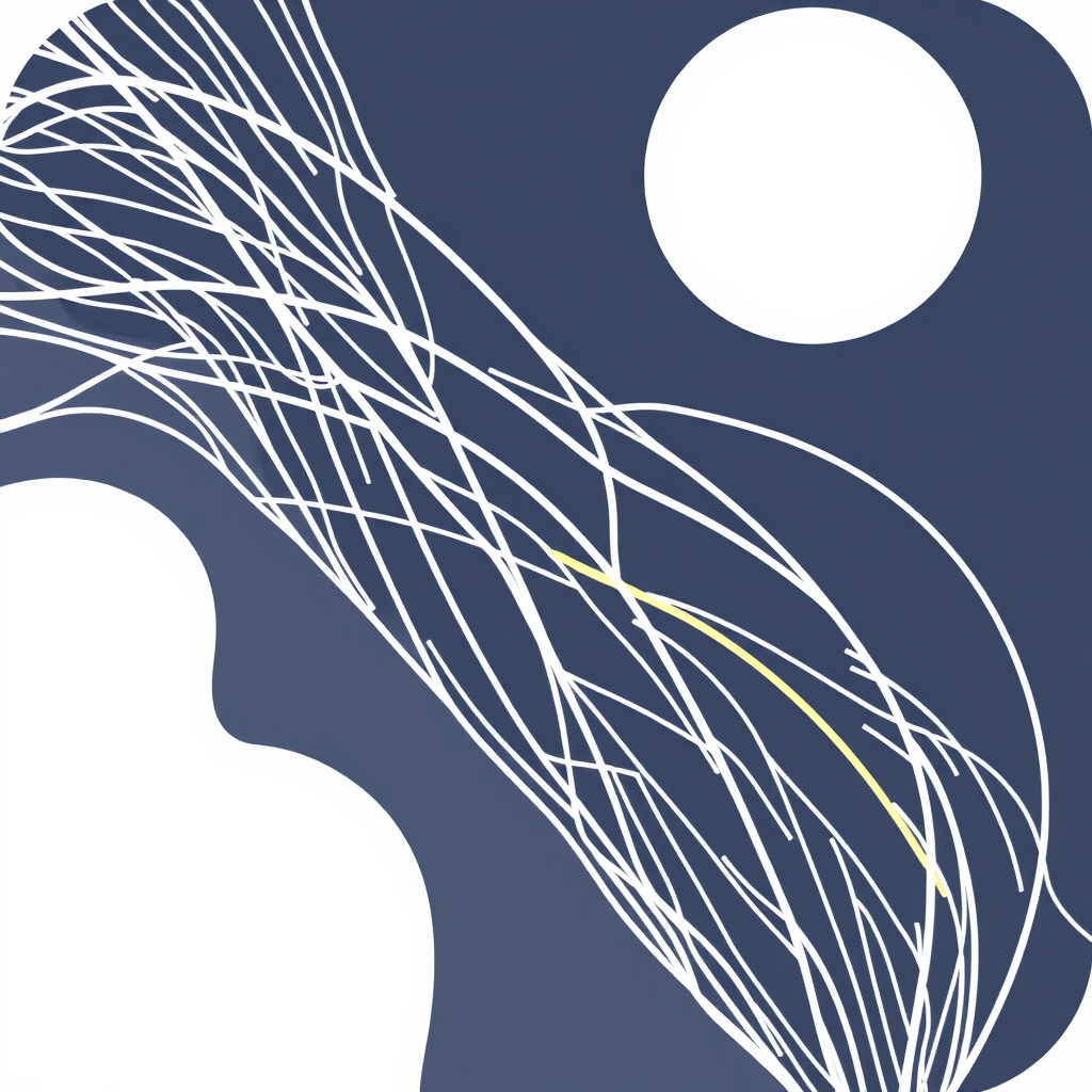 Code Threads Weaving a Network: Stylized lines of code, perhaps using syntax colors or abstract dashed/dotted lines, weave together to form a dynamic network or tapestry, visually representing the intertwining of code and the spirit of collaboration.