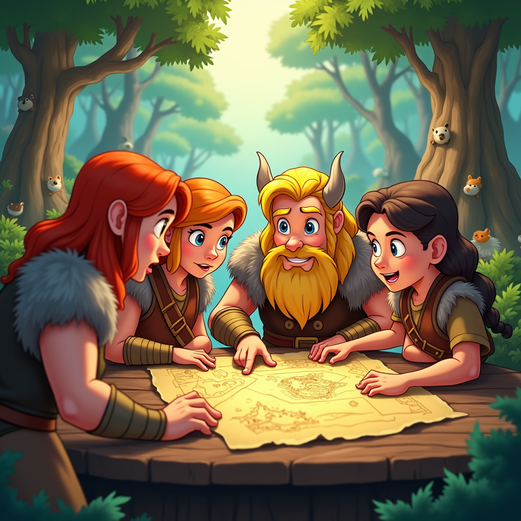 A group of young Vikings discovers a map leading to a legendary treasure, setting them on an epic journey filled with adventure, danger, and self-discovery.