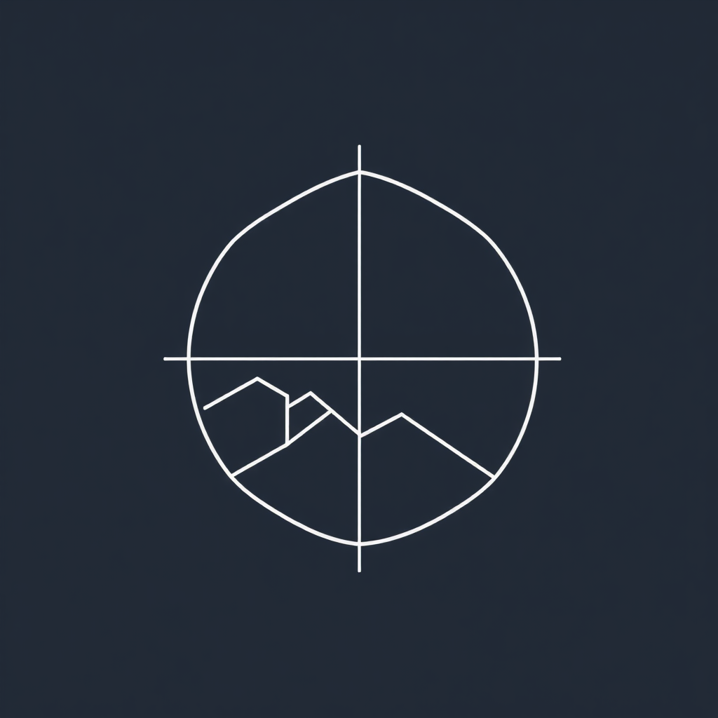 A logo resembling a blueprint, using thin lines to create a geometric grid or the outline of a structure, highlighting planning and technical expertise.