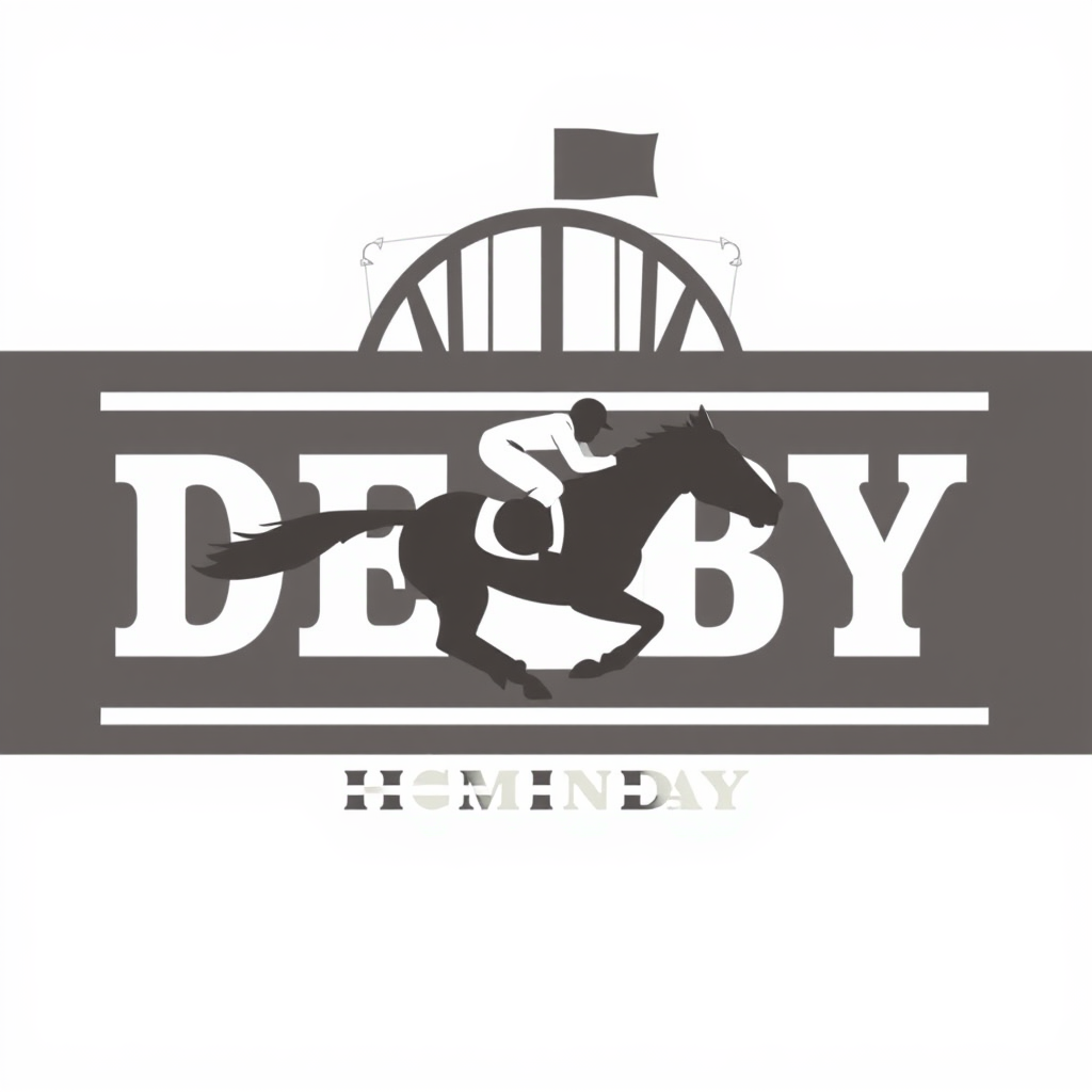 Translated Text (from English to English): Kentucky Derby Logo Concepts - Jockey Silks & Speed Graphics