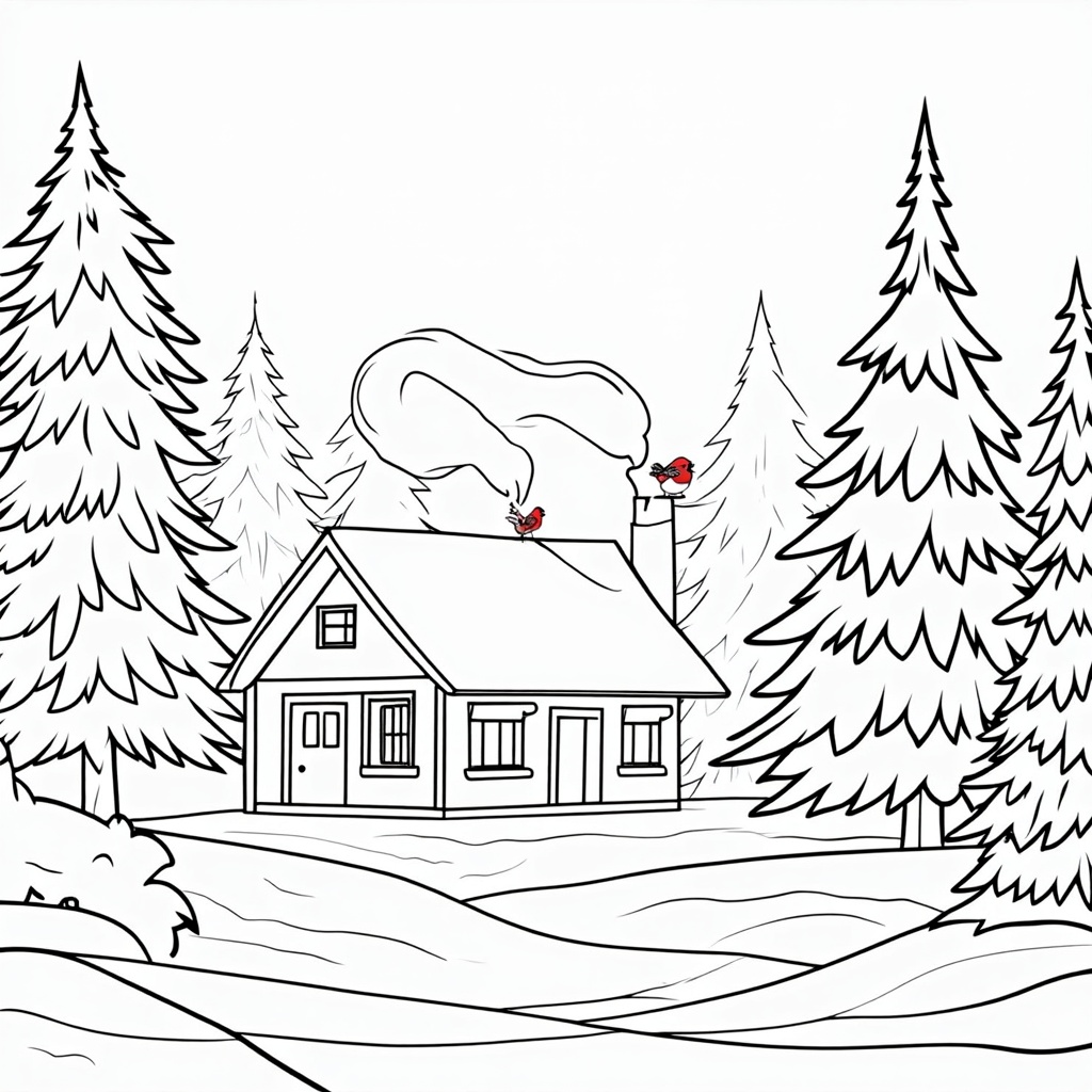 Winter Coloring Pages