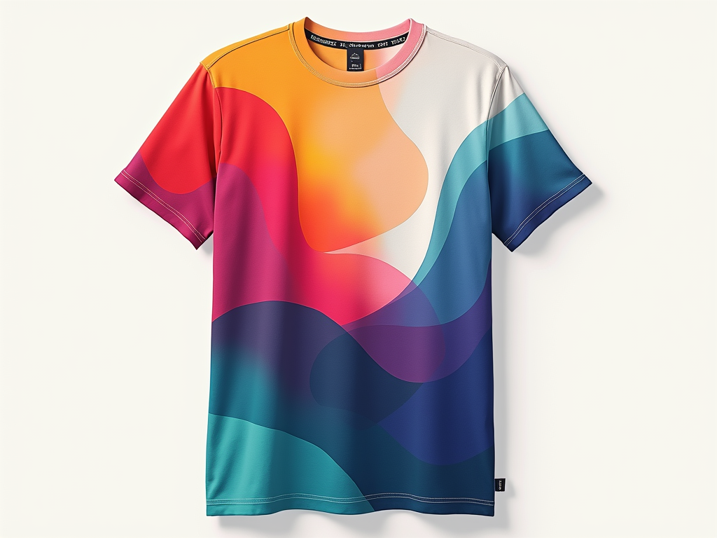 A design featuring layered, semi-transparent shapes or color fields that overlap, creating new hues and forms where they intersect. This visually represents the layers and blending inherent in fluid identity. The text 'Fluid' or 'Embrace the Flow' could be part of one layer.