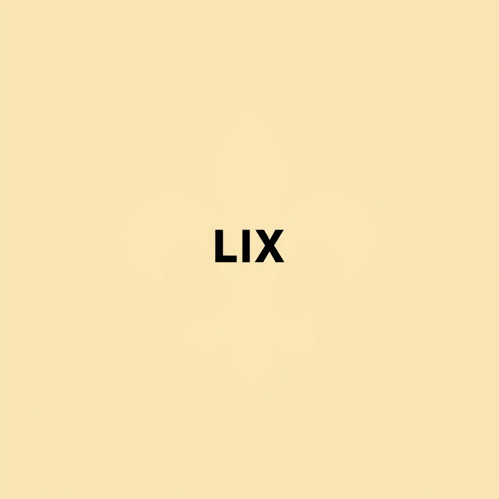 Negative Space Play: The contour of a fleur-de-lis is formed by the negative space within or around a minimalist football shape (or vice-versa). 'LIX' could be hidden within the negative space elements.