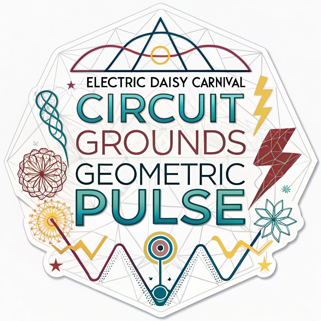 Original request (English): Electric Daisy Carnival Sticker Designs - Circuit Grounds Geometric Pulse