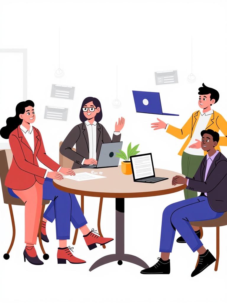 Translate to English: Social Media Regulation Illustrations - Illustrating Content Moderation Policies