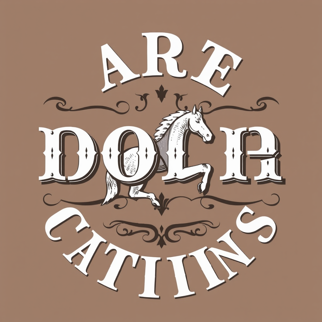 Sub-Design Idea: A typography-centric logo using ornate, hand-drawn serif or script fonts inspired by early 20th-century race announcements, possibly with subtle equine motifs integrated into the letterforms.