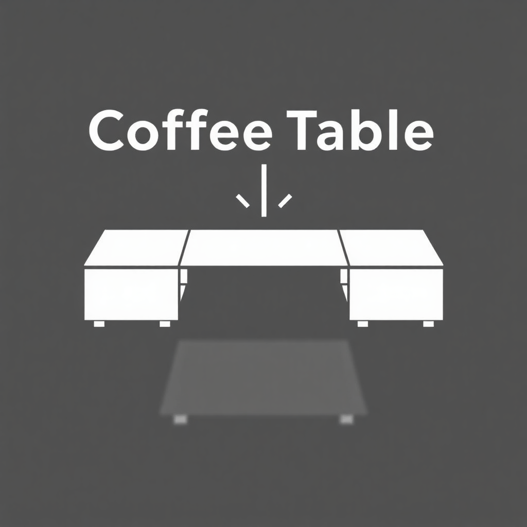 A coffee table that can expand by connecting additional table pieces, accommodating different gathering sizes.