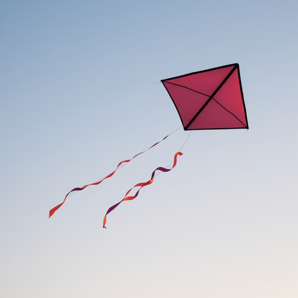 An icon of a kite flying in the sky, symbolizing the freedom and joy of Easter Monday celebrations.