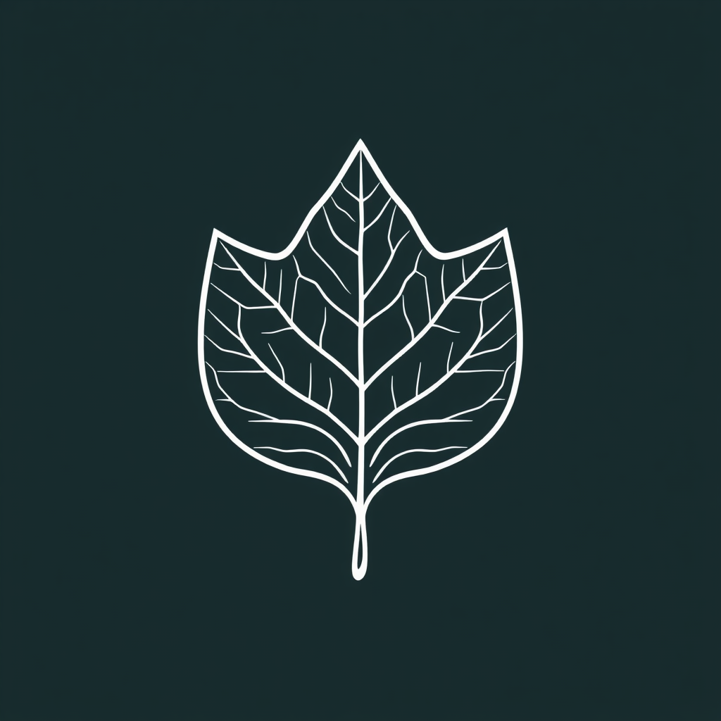 Sub-design idea 4 (Blueprint Leaf Shelter): An abstract icon showing a leaf (symbolizing growth, environment, and affordability) where the veins are depicted as blueprint lines, and the overall shape of the leaf subtly forms a roof or shelter outline.
