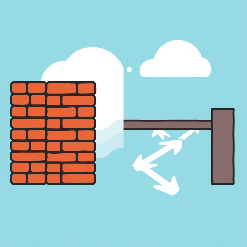 Sub-design 2: Barrier vs. Bridge. Protectionism depicted as a stylized brick wall or closed gate. Free Trade shown as an open bridge or interconnected arrows forming a pathway, symbolizing movement and connection.