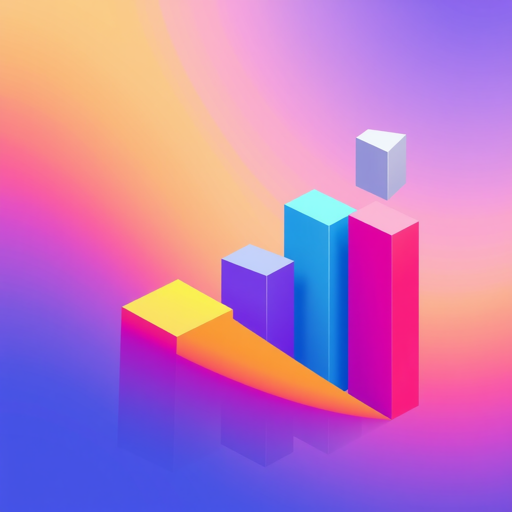Sub-Design Idea 1 (Ascending Blocks): Abstract blocks of varying sizes and opacities arranged in an upward, forward-moving trajectory (indicating 'future forward'). Some blocks could subtly form the digits '2025' or the year '25'. Colors could be Microsoft's palette with a futuristic gradient.