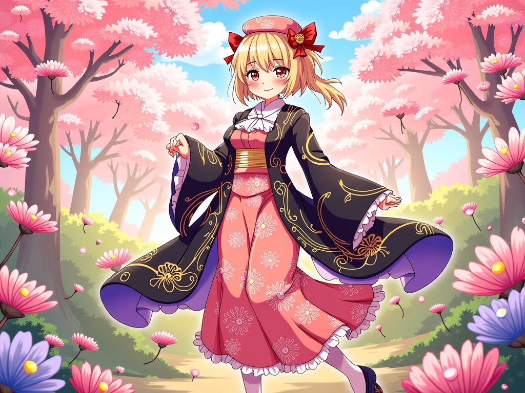 Using AI to generate movie character illustrations where historical costumes from one specific culture are fused with design motifs, materials, and styles from another distinctly different global culture and period.