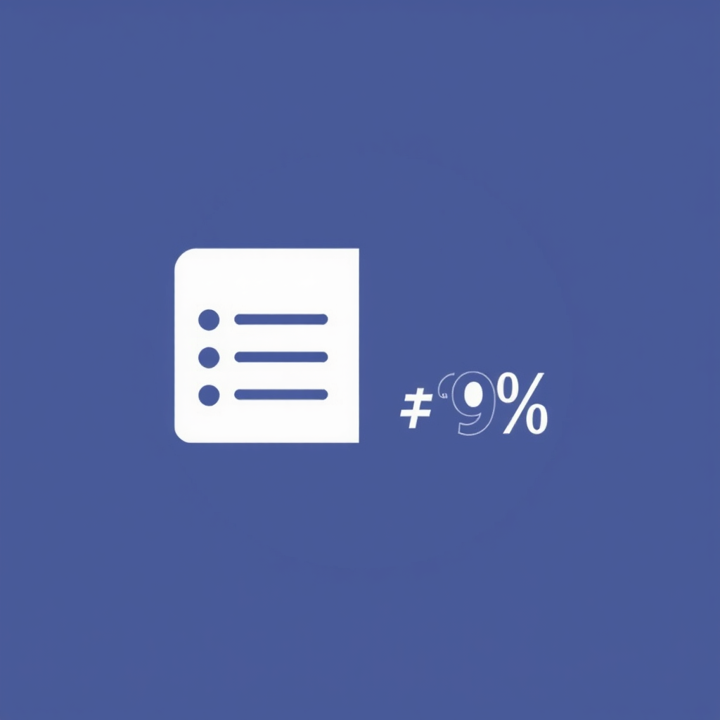 Minimalist icon featuring a divided geometric shape (e.g., square or circle). One segment contains horizontal lines (schedule/list), and the other shows a stylized barcode or '##%'. Uses negative space or color contrast for clarity.