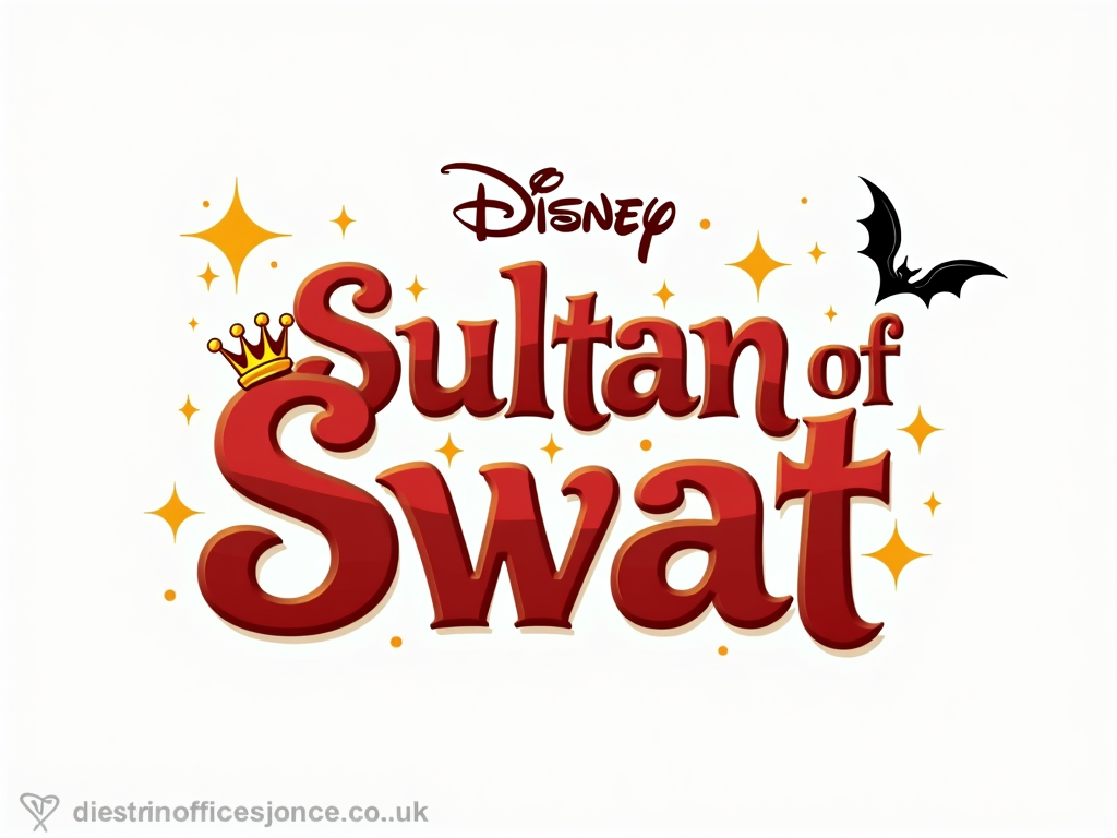 Simple Logo Idea: The text 'Sultan of Swat' in a bold, majestic yet playful script font. A small, regal crown is integrated into the design, perhaps dotting an 'i' or resting atop the 'S' in 'Sultan', which could be subtly shaped like a swinging bat.