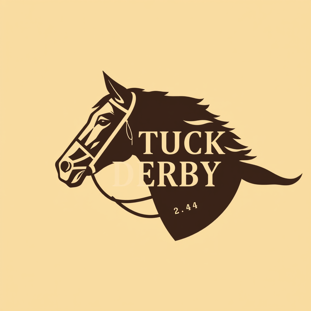 English Translation: Kentucky Derby Logo Concepts - Equestrian Elegance Redefined