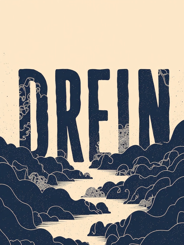 Typographic Landscape (AI Logo Treatment): The film's title is transformed by AI into the main visual element, functioning as both information and iconic art. Letters might be distorted, integrated with minimalist AI-generated patterns hinting at the plot, effectively creating a unique, poster-specific 'logo' for the film.