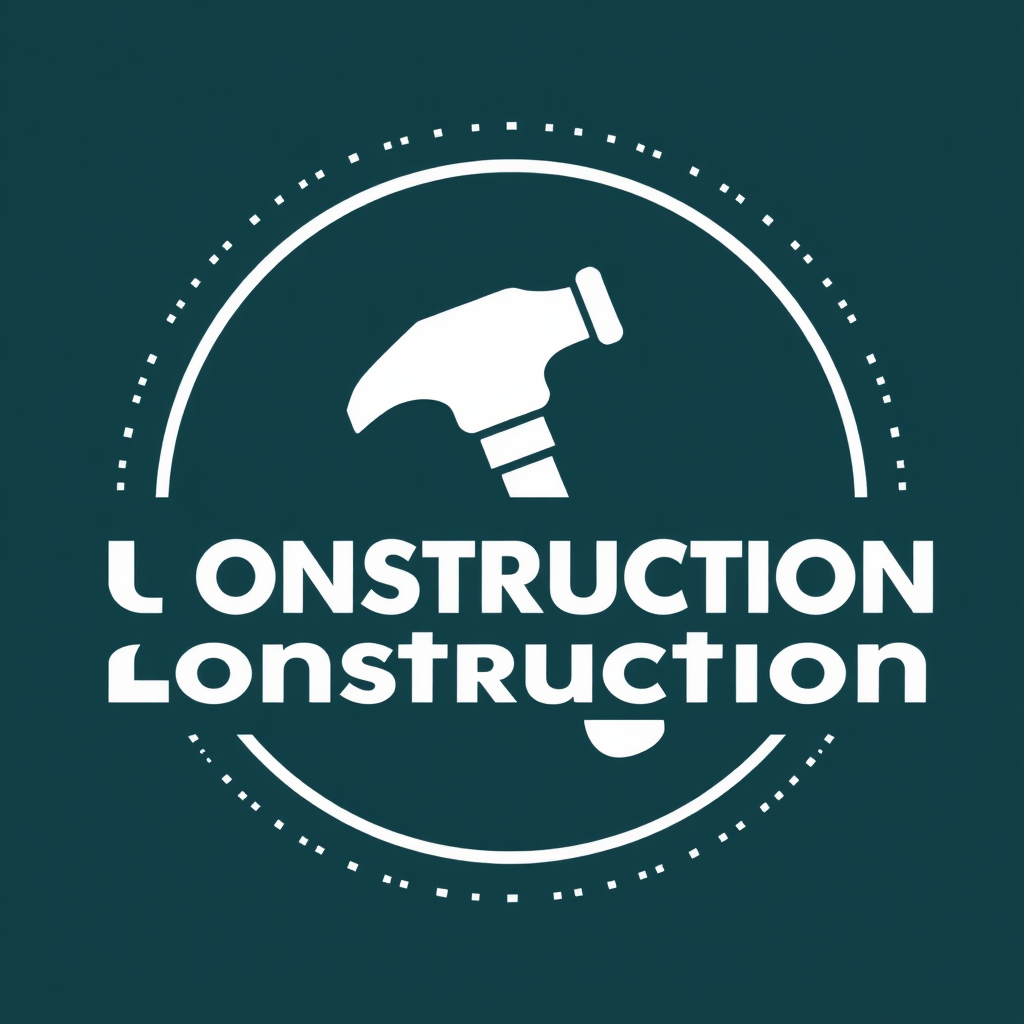 Translated English Text: Logo For Construction Company - Tool-Based Iconography (e.g., Hammer, Level)