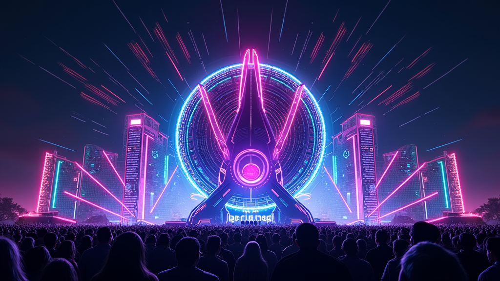 User request (English): Electric Daisy Carnival T-Shirt Designs - Basspod Beats & Soundwave Design