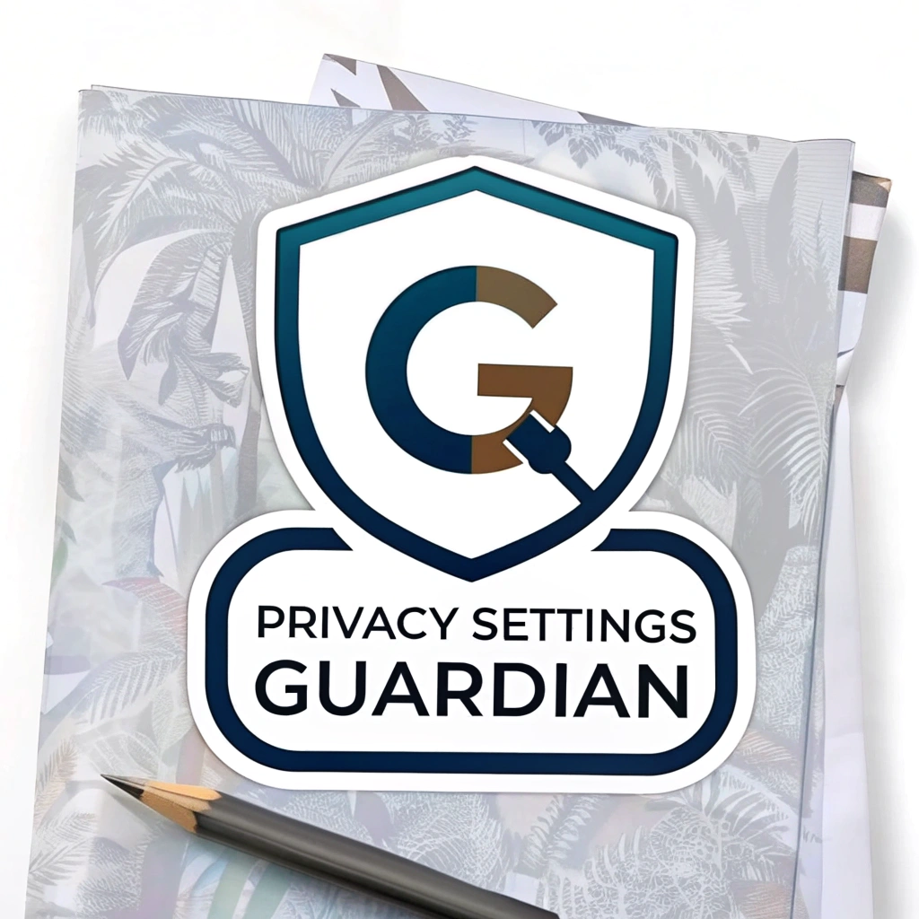 Simple Logo Idea: For 'Privacy Settings Guardian,' a stylized letter 'G' forming a protective circular or shield shape, with a subtle keyhole integrated into the negative space or as part of the letter's structure.