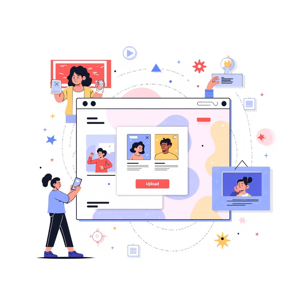 Create an interface for filmmakers to upload reference images or mood boards, allowing AI to synthesize character designs in specific styles.