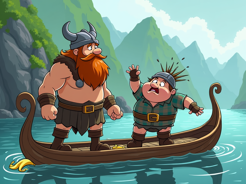 A comical take on Viking life, focusing on the everyday mishaps of a clumsy but lovable Viking crew.