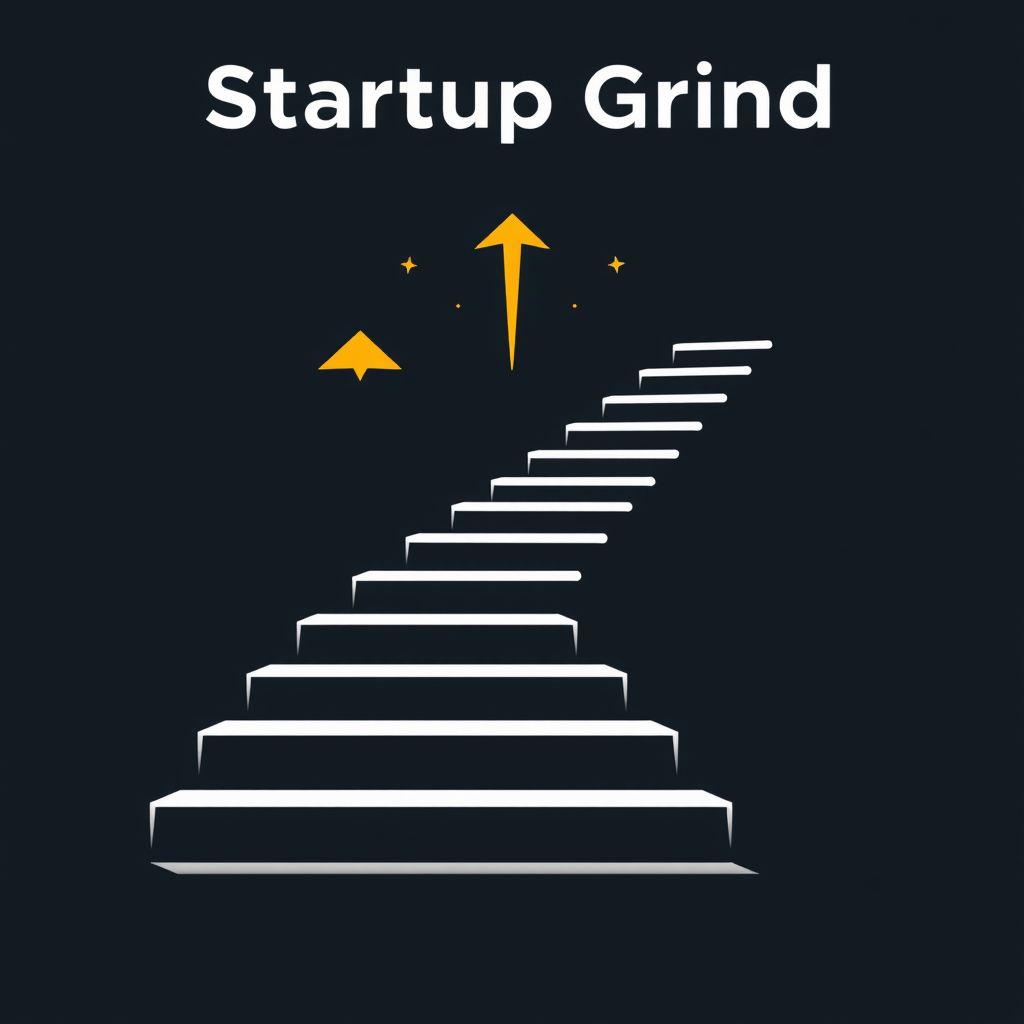 Startup Grind Logo Concepts - Ascending Path or Staircase Motif