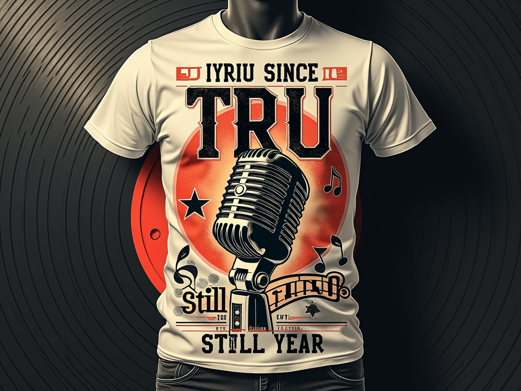 A vintage-style T-shirt proclaiming 'TRU Since [Birth Year]' or 'Still TRU - Established [Birth Year]'. This design would use retro fonts and include 'Master P's Birthday Jam Classic,' emphasizing authenticity and heritage.